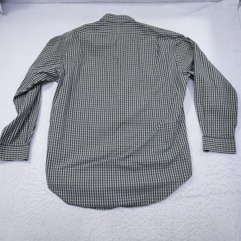 VTG Polo Ralph Lauren Marlowe Dress Shirt Plaid Long Sleeve Button Up Mens Large